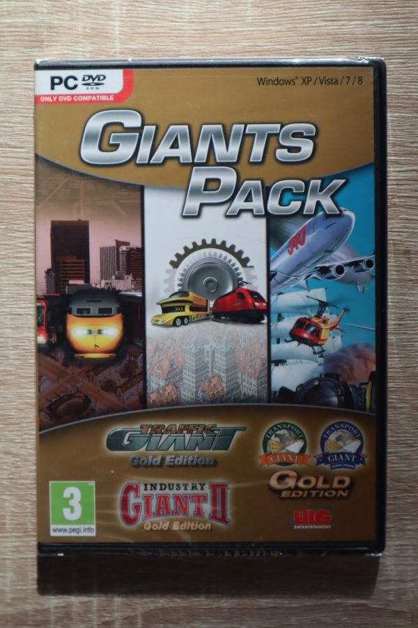 Giants Pack (Industry Giant II Gold (1980-2020 is), Traffic Giant Gold Edition, Transport Giant Gold (Down Under is)) (új)