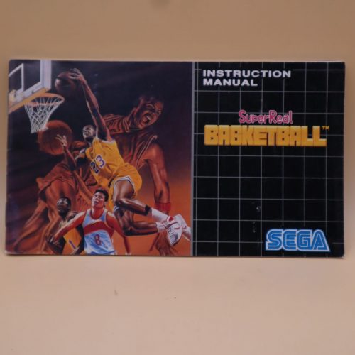 Super Real Basketball - Sega Mega Drive kézikönyv