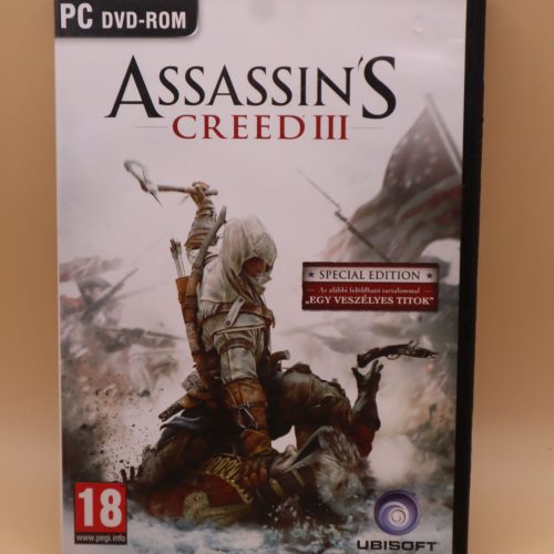 Assassin's Creed III Special Edition (csak doboz és kézikönyv)