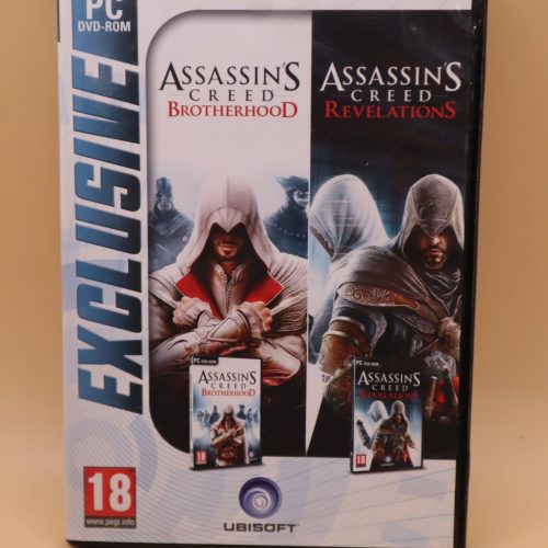 Assassin's Creed Brotherhood + Revelations (csak doboz és kézikönyv)