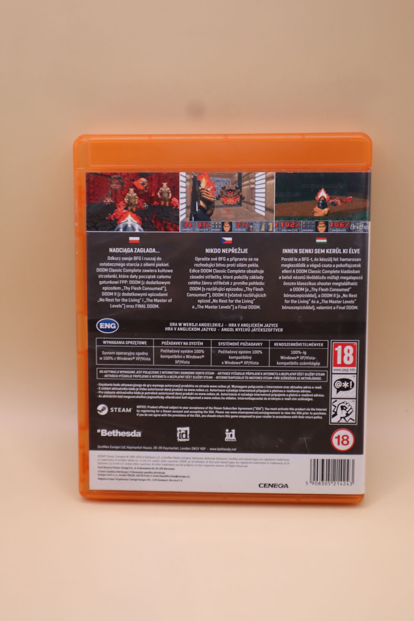 Doom Classic Complete (csak doboz és kézikönyv) - Image 2