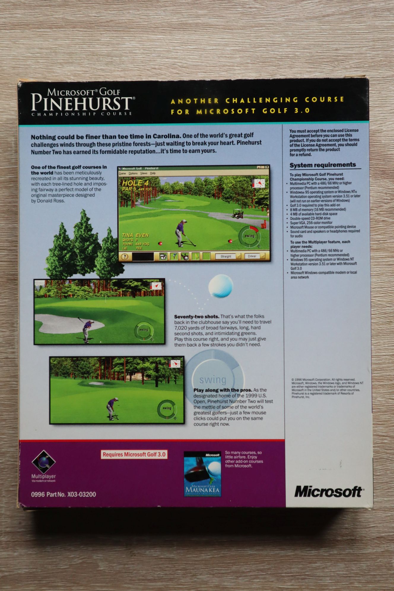 Microsoft Golf 3.0: Pinehurst Championship Course kiegészítő - Image 2