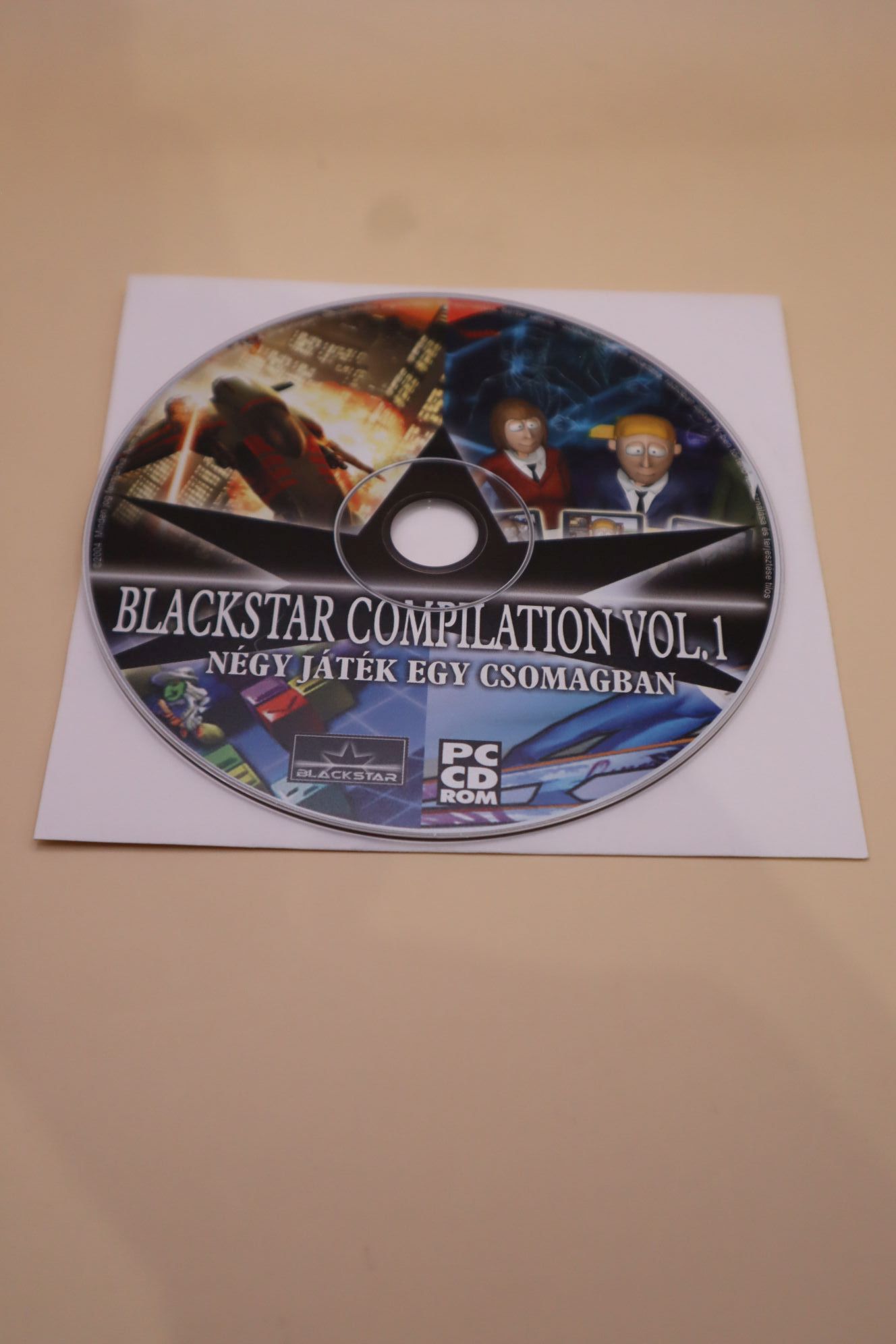 Blackstar Compilation Vol.1 (Battle Race 3D, Puzzle Trouble, Software Tycoon, Winter Olympics 2002 egyben)