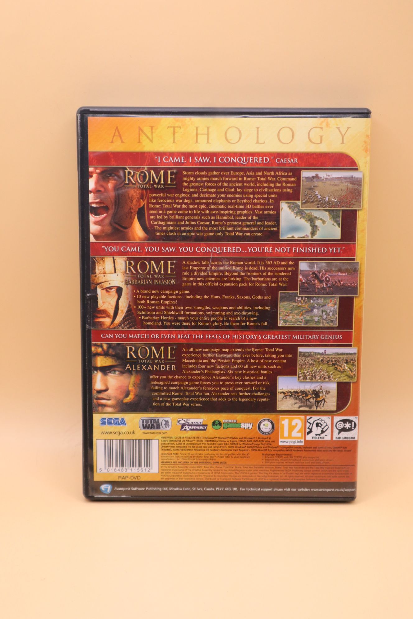Rome Total War Anthology (alapjáték, Alexander és Barbarian Invasion) - Image 2