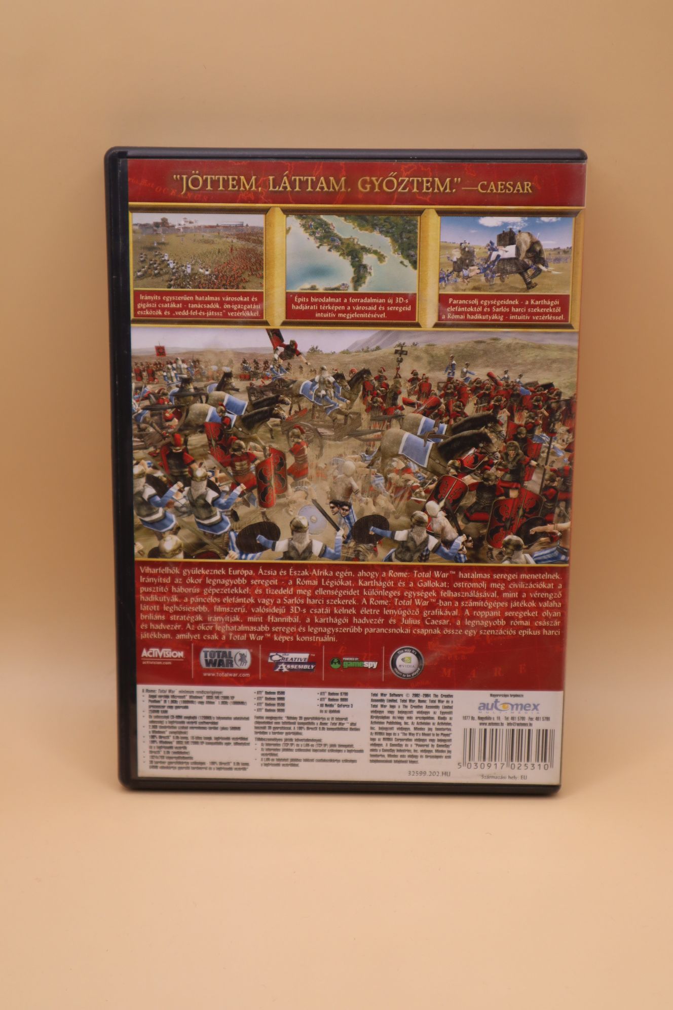 Rome: Total War (legelső magyar kézikönyves kiadás) - Image 2