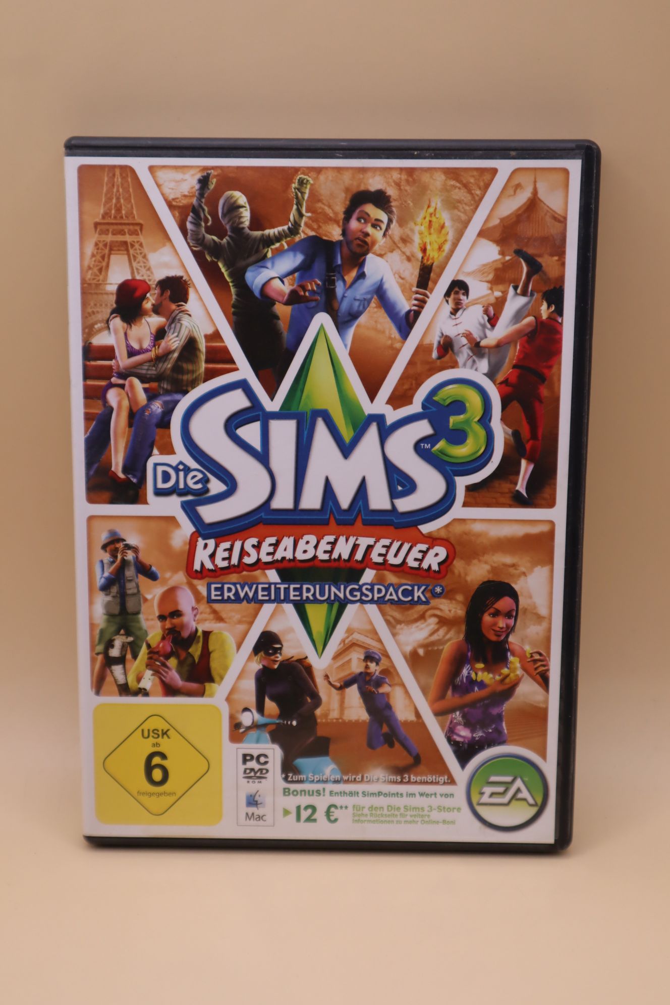 The Sims 3: World Adventures (A világ körül) kiegészítő lemez (német tok)