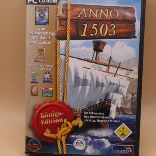 Anno 1503 Königs-Edition (német, The New World + Treasures, Monsters & Pirates kiegészítő)