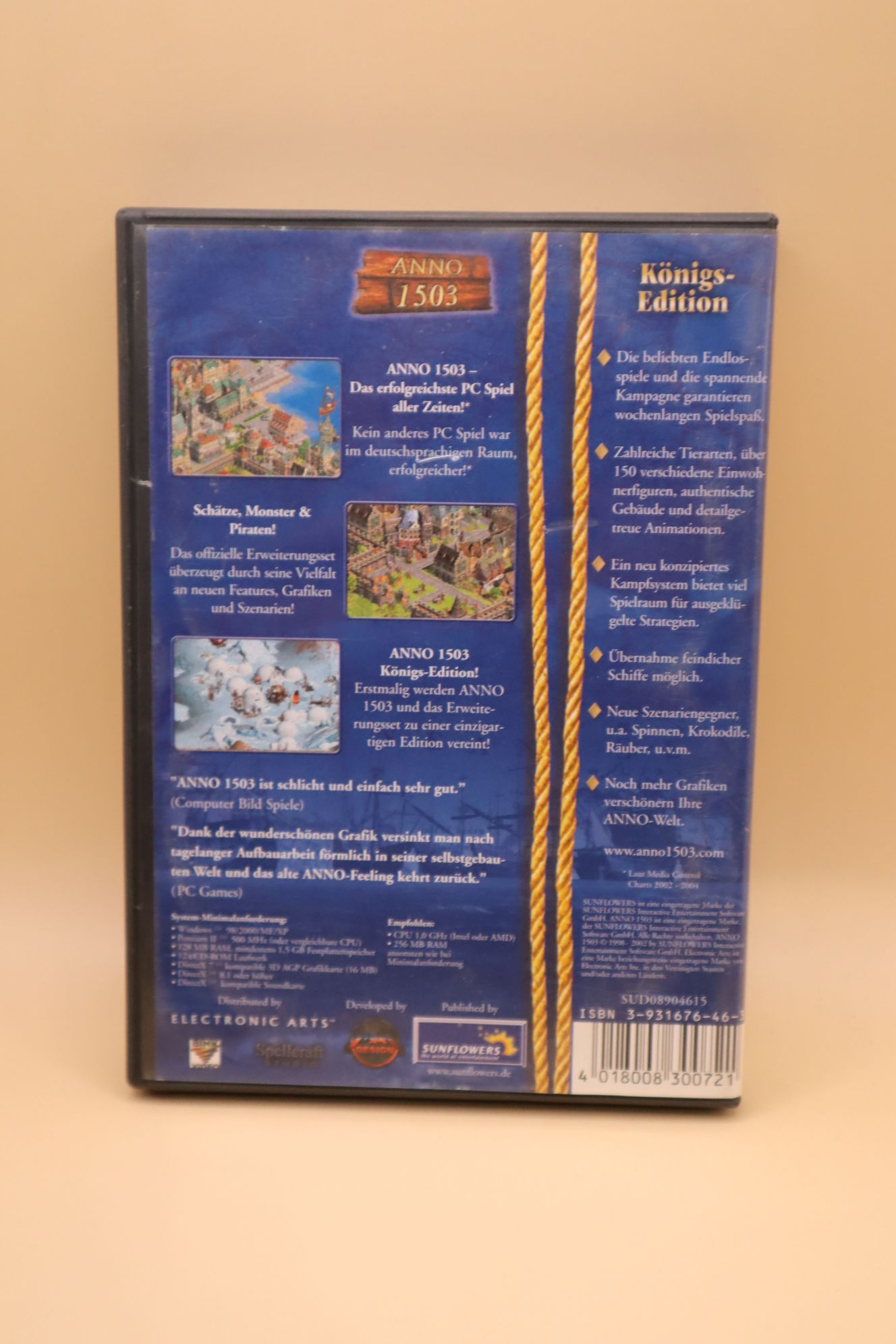 Anno 1503 Königs-Edition (német, The New World + Treasures, Monsters & Pirates kiegészítő) - Image 2