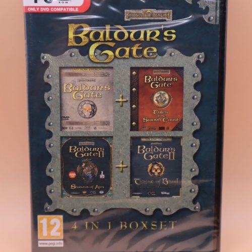 Baldurs Baldur's Gate I 1 + II 2 + mindkét kiegészítő (4 in 1 boxset) (új)